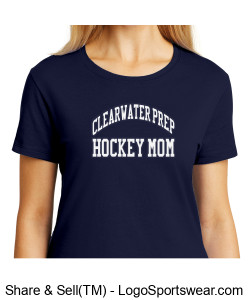 Hockey Mom shirt Design Zoom